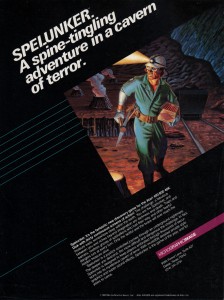 Spelunker Advertisement 1983 (Compute Magazine)